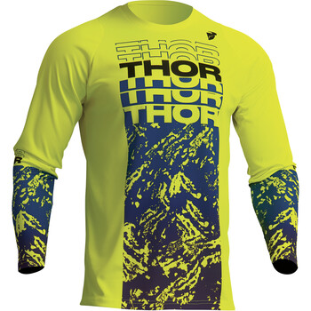 Thor Motocross - Maillot enfant Sector Atlas Noir / Bleu