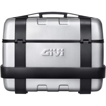 Top Box Moto coffres à Bagages de Moto Coffre arrière pour Moto cyclomoteur  Coque arrière 45L 57L Noir/Argent étanche/argent/45L/argent/57L Decoration