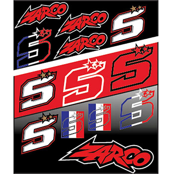 Planche stickers Johann Zarco 24 Ixon