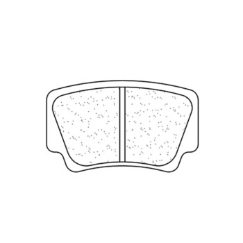 Plaquettes de frein Quad métal fritté - 1205ATV1 Cl brakes