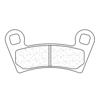 Plaquettes de frein Quad métal fritté - 1220ATV1 Cl brakes