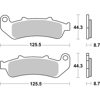 Plaquettes de frein 685LF /EBC FA189SSUP SBS