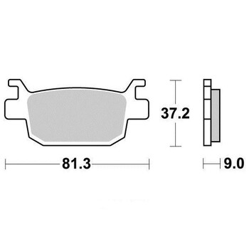 Plaquettes de frein S9011N Sifam