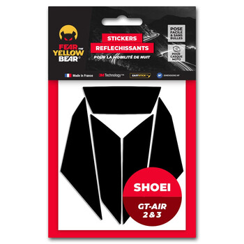 Stickers Easy Replica™ Shoei GT-Air 2™ / GT-Air 3™ Fear The Yellow Bear