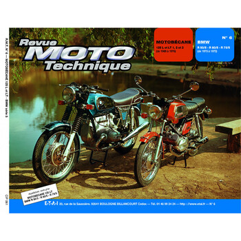 RMT 06 MOTOBECANE 125 (1969 à 1975) et BMW R50/60/75 (1970 à 1973) Etai