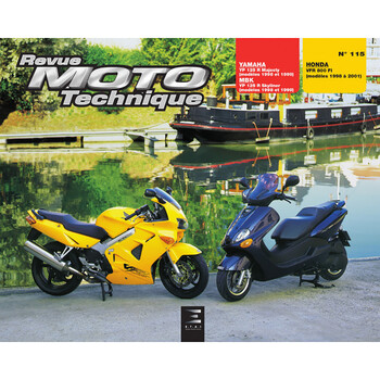 RMT 115.2 YAMAHA YP125 MAJESTY (MBK SKYLINER) (98-99) et HONDA VFR800 (98-2001) Etai