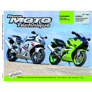 RMT 122.1 KAWASAKI ZX6R (2000 à 2001) et HONDA CBR 900 RR (2000 à 2001) Etai