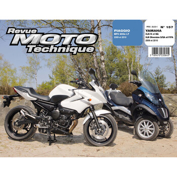 RMT 157 YAMAHA XJ6 (2009 à 2010) et PIAGGIO MP3 400 LT (2009 à 2010) Etai