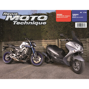 RMT 176 SUZUKI UH125 BURGMAN (2014 à 2015) et YAMAHA MT09 (2014 à 2015) Etai