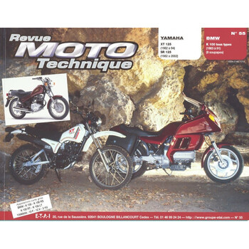 RMT 55.4 YAMAHA 125 XT-SR (1982 à 2002) et BMW K100 (1983 à 1991) Etai