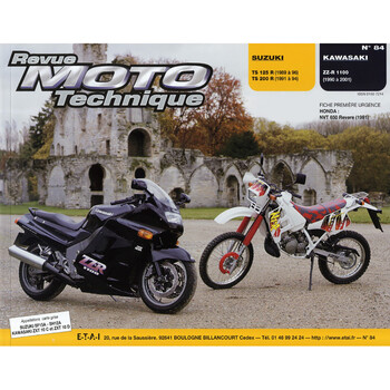 RMT 84.3 SUZUKI TS125R - TS200R (89 à 96) et KAWASAKI ZZ-R 1100 (90 à 2001) Etai