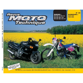 RMT 86.4 SUZUKI DR350 (1990 à 1999) et KAWASAKI ZZ-R600 (1990 à 2002) Etai