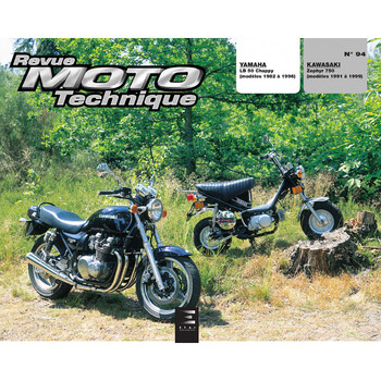 RMT 94.3 YAMAHA LB 50 CHAPPY (1982 à 1996) et KAWASAKI ZEPHYR 750 (1991 à 1999) Etai