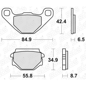 Plaquettes de frein 113 HF SBS