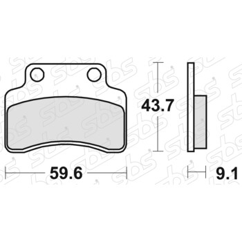 Plaquettes de frein 141 HF SBS