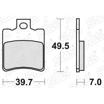 Plaquettes de frein 143 HF SBS