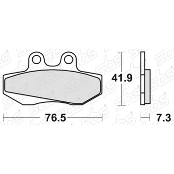 Plaquettes de frein 148 HF SBS