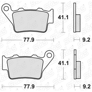 Plaquettes de frein 175 HF SBS