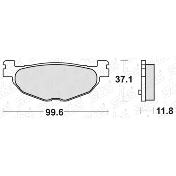 Plaquettes de frein 185 CT SBS