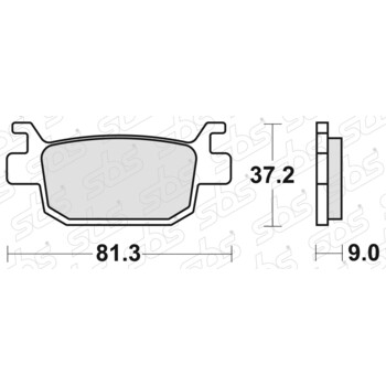 Plaquettes de frein 193 CT SBS