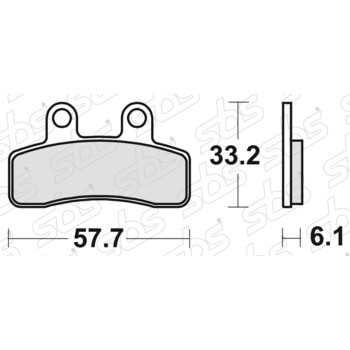 Plaquettes de frein 211 HF SBS