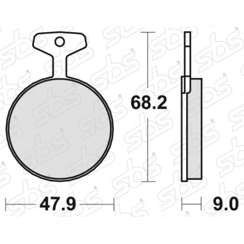 Plaquettes de frein 504 HF SBS