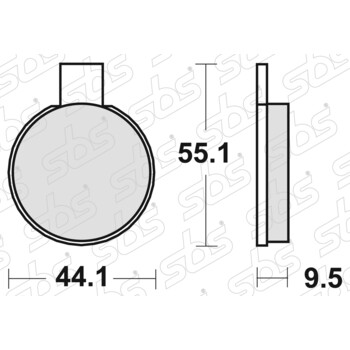 Plaquettes de frein 505 HF SBS