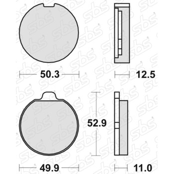 Plaquettes de frein 511 HF SBS