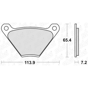 Plaquettes de frein 513 HF SBS