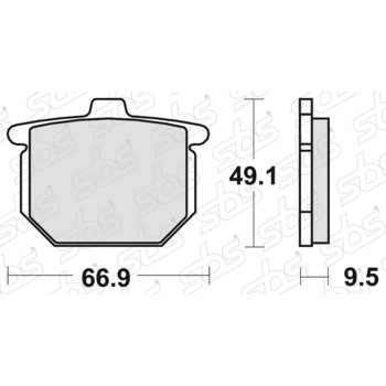 Plaquettes de frein 517 HF SBS