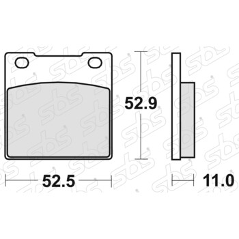 Plaquettes de frein 526 HF SBS