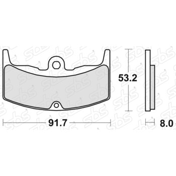Plaquettes de frein 552 HF SBS