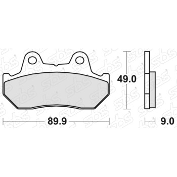 Plaquettes de frein 572 HF SBS