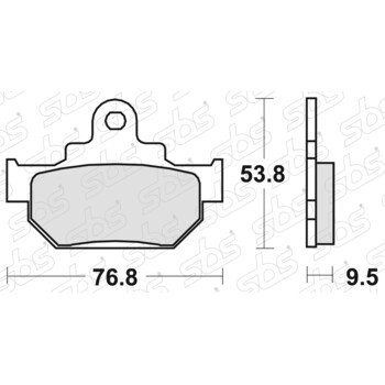 Plaquettes de frein 582 HF SBS