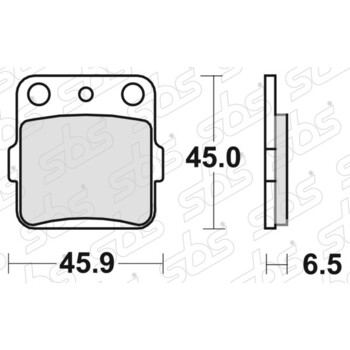 Plaquettes de frein 584 HF SBS