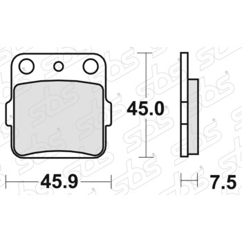 Plaquettes de frein 592 LS SBS