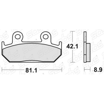 Plaquettes de frein 593 RS SBS