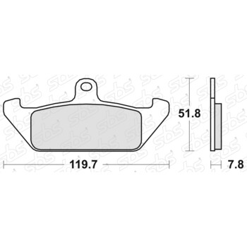 Plaquettes de frein 594 HF SBS