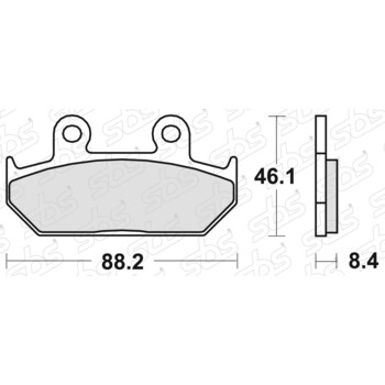 Plaquettes de frein 600 HF SBS