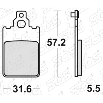 Plaquettes de frein 607 HF SBS