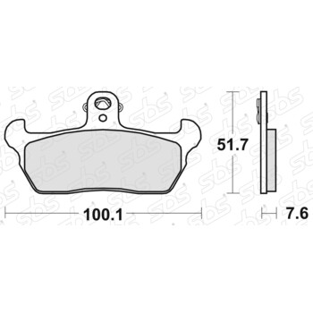 Plaquettes de frein 641 HF SBS