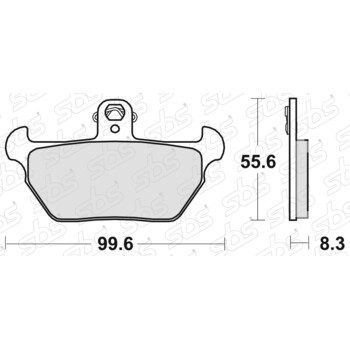 Plaquettes de frein 644 HF SBS