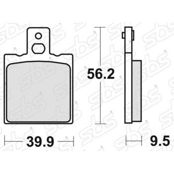 Plaquettes de frein 646 HF SBS
