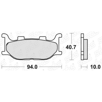 Plaquettes de frein 691 HS SBS