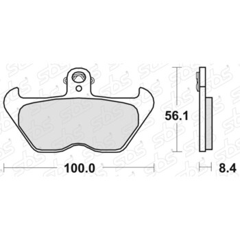 Plaquettes de frein 703 HS SBS