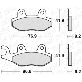 Plaquettes de frein 713 HF SBS