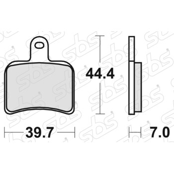 Plaquettes de frein 719 RQ SBS