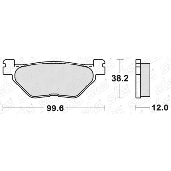 Plaquettes de frein 768 LS SBS