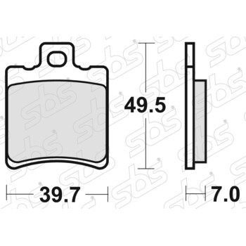 Plaquettes de frein 771 RQ SBS