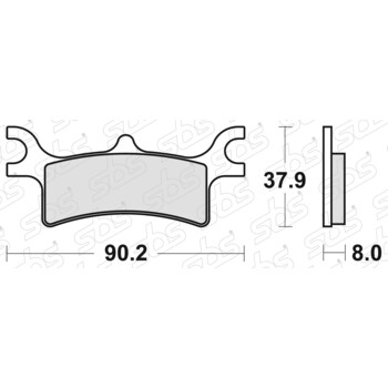 Plaquettes de frein 787 ATS SBS